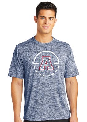 Allen Basketball - Key Circle - Electric Dri-Fit Short Sleeve