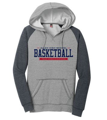 Allen Basketball - TEAM - Lightweight Raglan Hoodie