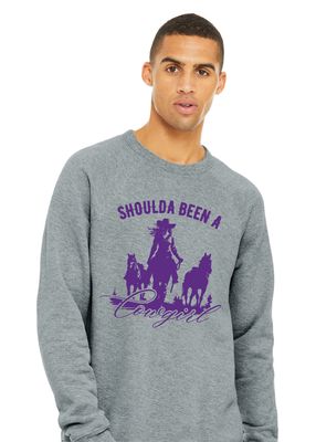 HSU Volleyball - Shoulda Been - Bella+Canvas Crew Sweatshirt