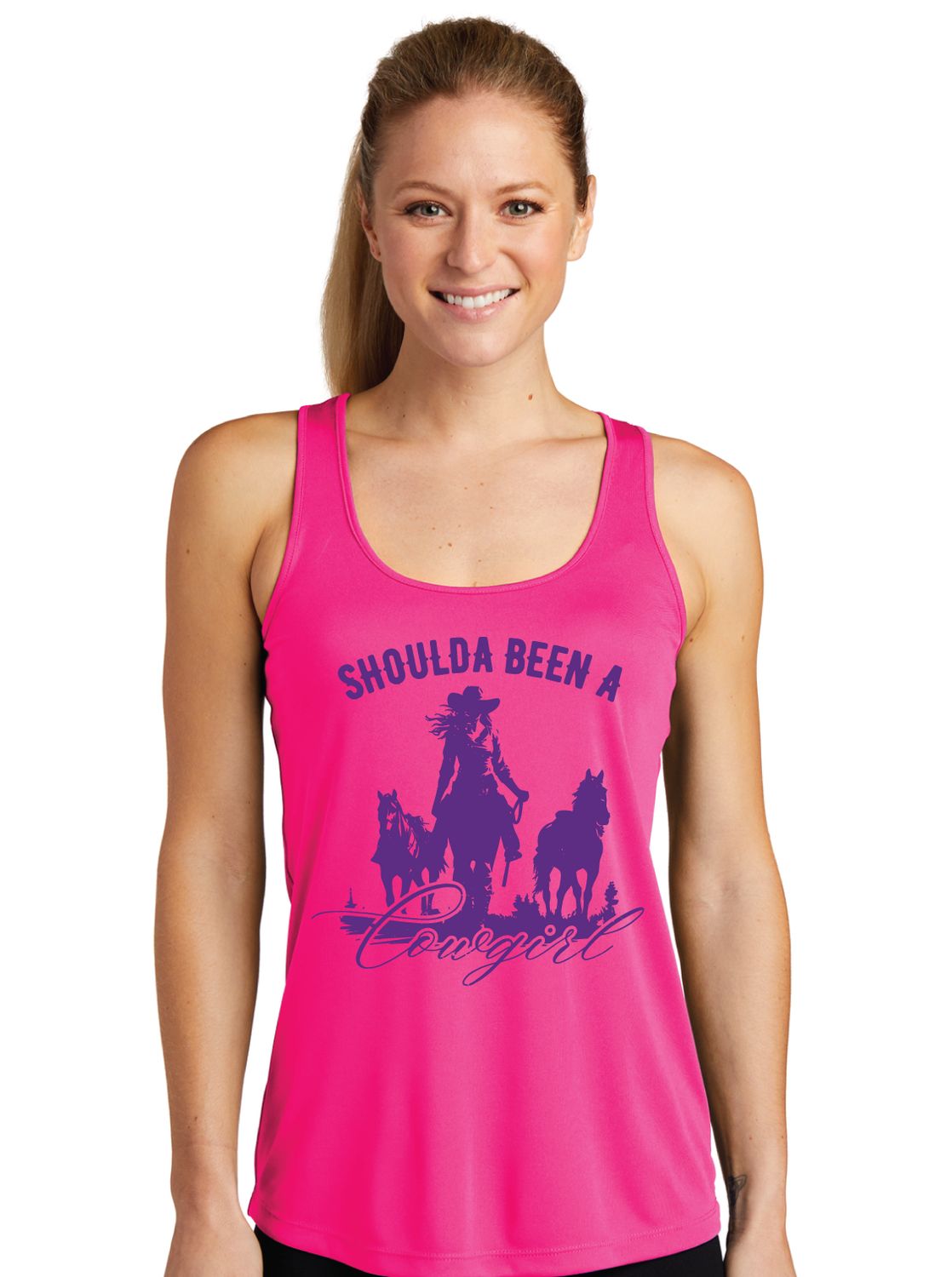 HSU Volleyball - Shoulda Been - Dri-Fit Racerback Tank