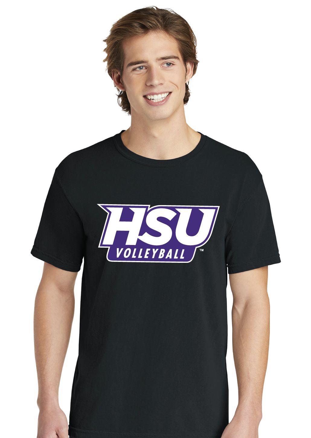 HSU Volleyball - Traditional - Comfort Colors Short Sleeve