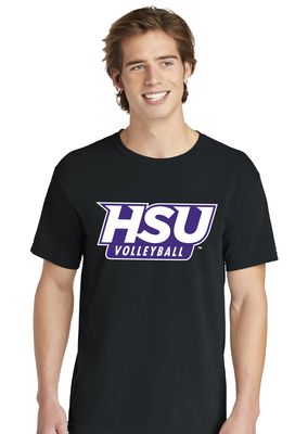 HSU Volleyball - Traditional - Comfort Colors Short Sleeve