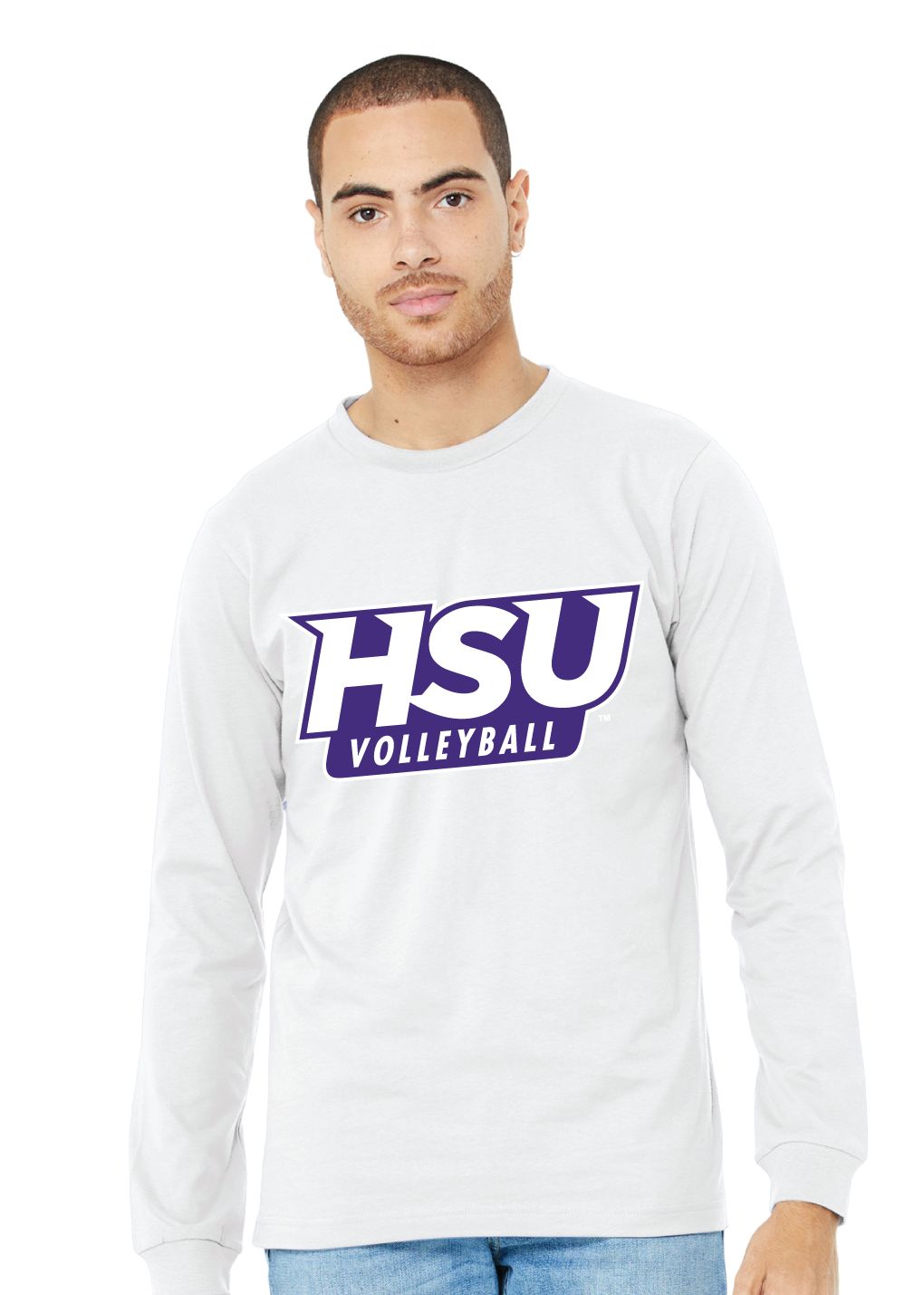 HSU Volleyball - Traditional - Bella+Canvas Long Sleeve