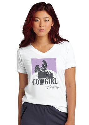 HSU Volleyball - Cowgirl Country - Dri-Fit V-Neck