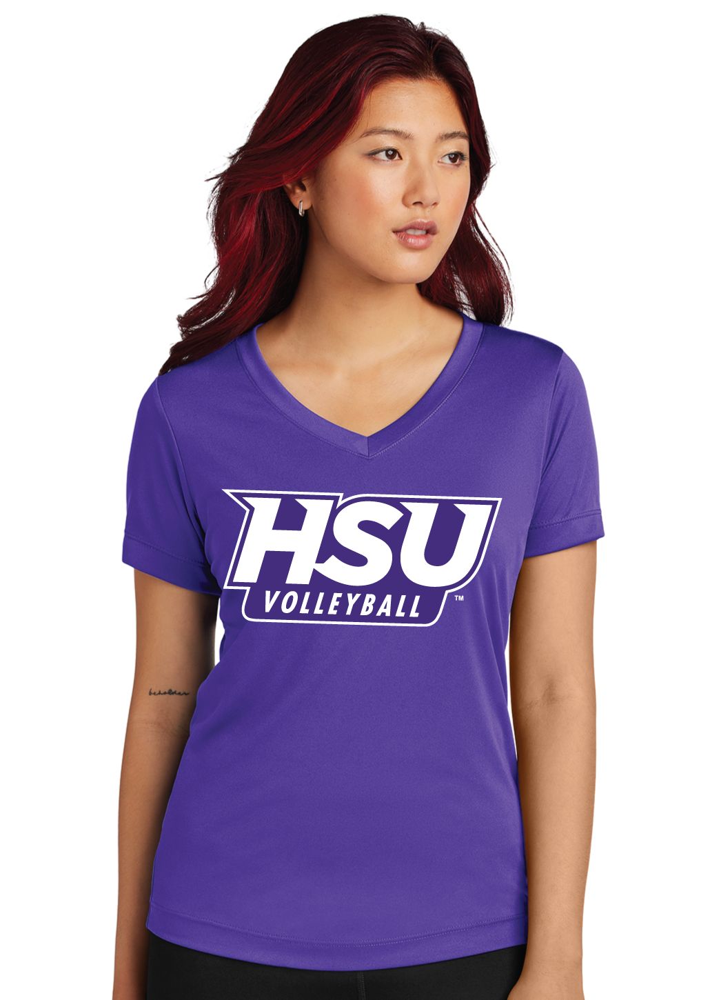 HSU Volleyball - Traditional - Dri-Fit V-Neck