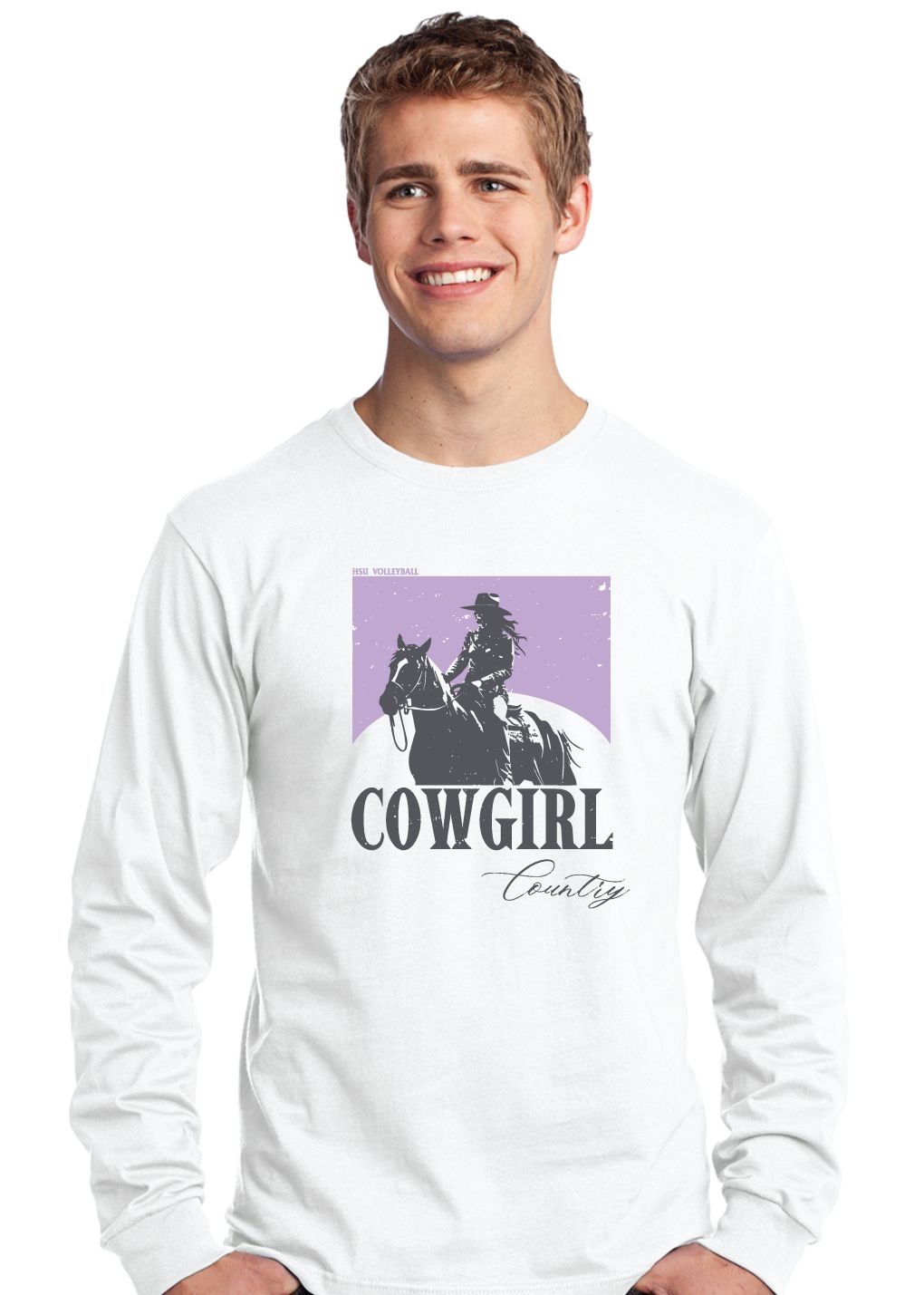 HSU Volleyball - Cowgirl Country - Long Sleeve