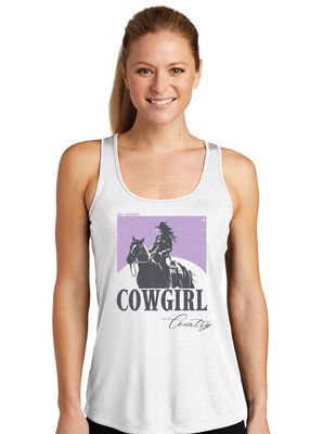 HSU Volleyball - Cowgirl Country - Dri-Fit Racerback Tank