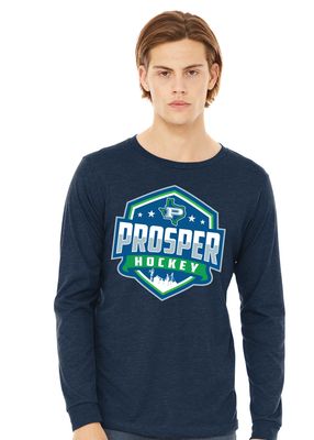 Prosper Hockey Club - Shield - Bella+Canvas Long Sleeve