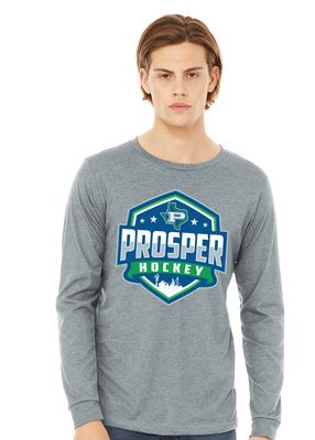 Prosper Hockey Club - Shield - Bella+Canvas Long Sleeve