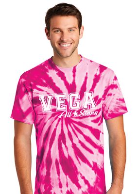 Vega All Stars - Block Outlines - Tie-Dye Short Sleeve