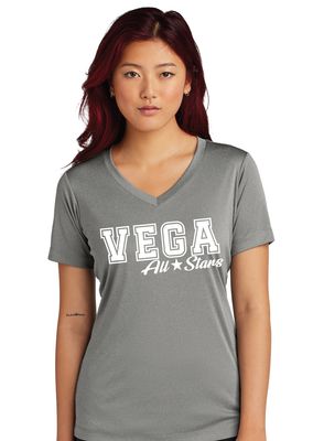 Vega All Stars - Block Outlines - Dri-Fit V-Neck Short Sleeve
