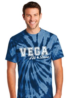 Vega All Stars - Block Outlines - Tie-Dye Short Sleeve