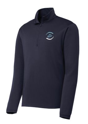 Emerson Theatre - Embroidered Mens Quarter-Zip