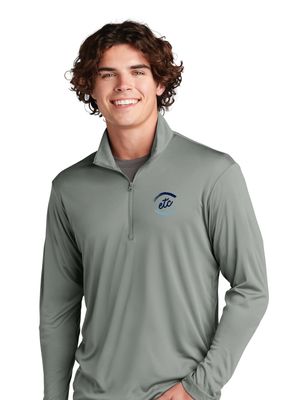 Emerson Theatre - Embroidered Mens Quarter-Zip