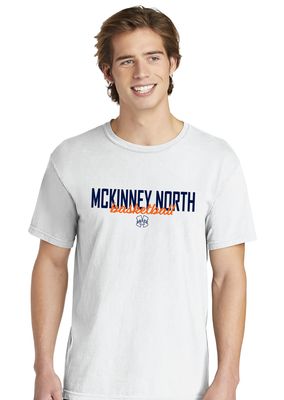 North Basketball - Simple Script - Comfort Colors Short Sleeve