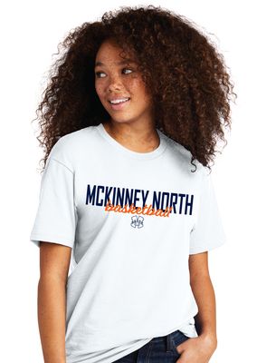 North Basketball - Simple Script - Next Level Short Sleeve