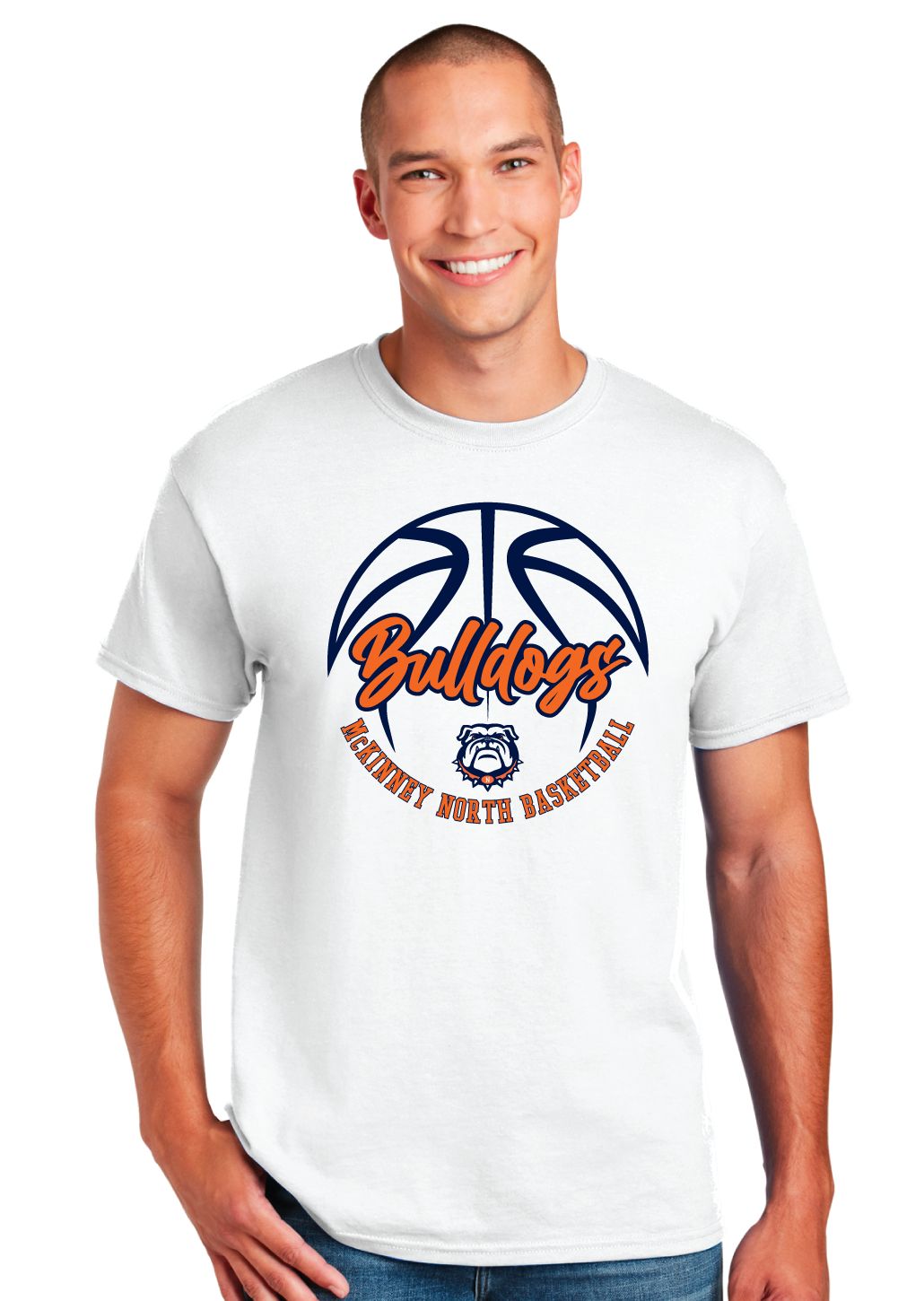 North Basketball - Cursive - Short Sleeve