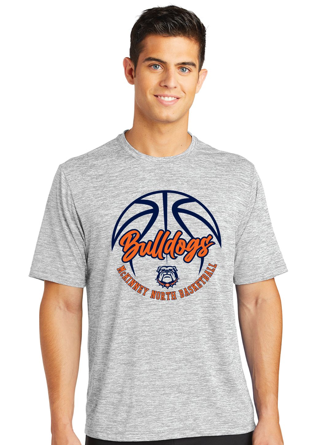 North Basketball - Cursive - Electric Dri-Fit Short Sleeve