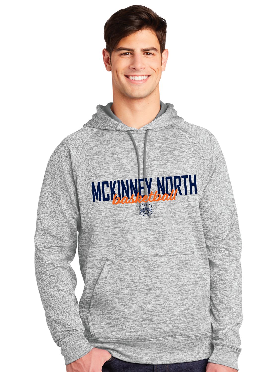 North Basketball - Simple Script - Electric Dri-Fit Hoodie
