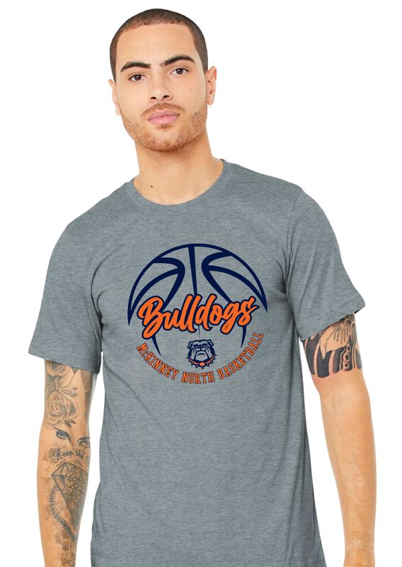 North Basketball - Cursive - Bella+Canvas Short Sleeve