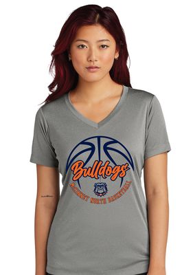 North Basketball - Cursive - Dri-Fit V-Neck Tee