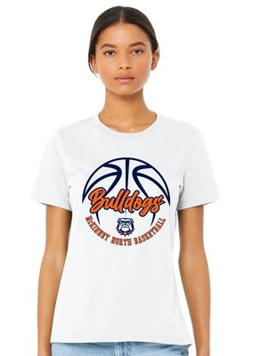 North Basketball - Cursive - Bella+Canvas Ladies