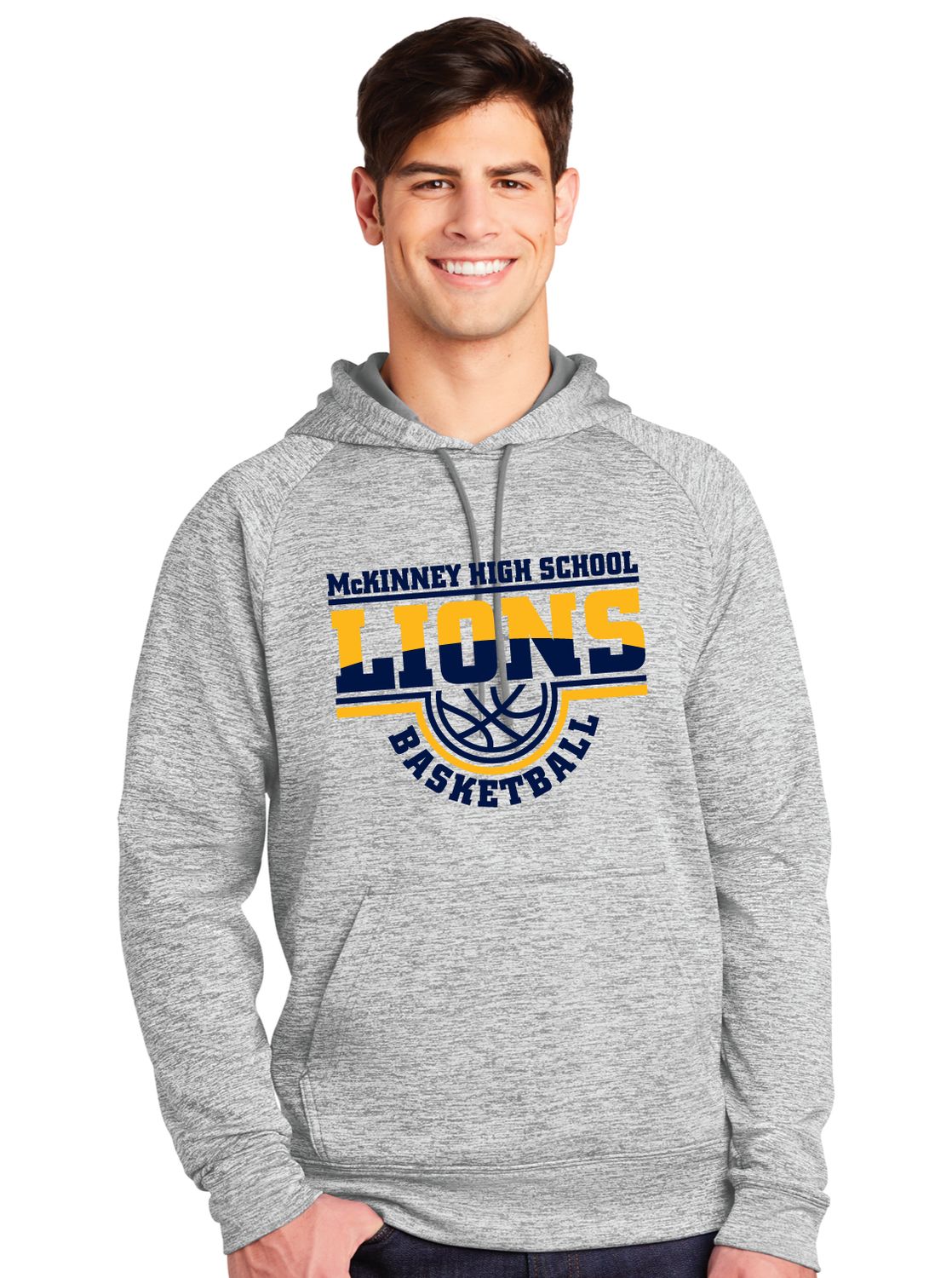 McKinney Basketball - 2-Tone - Electric Dri-Fit Hoodie