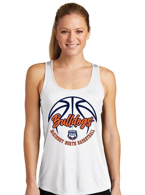 North Basketball - Cursive - Dri-Fit Racerback Tank