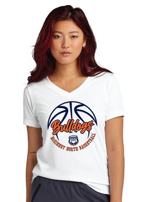 North Basketball - Cursive - Dri-Fit V-Neck Tee