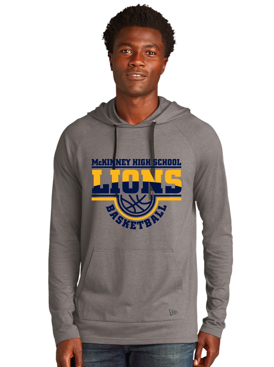 McKinney Basketball - 2-Tone - Tri-Blend Hoodie