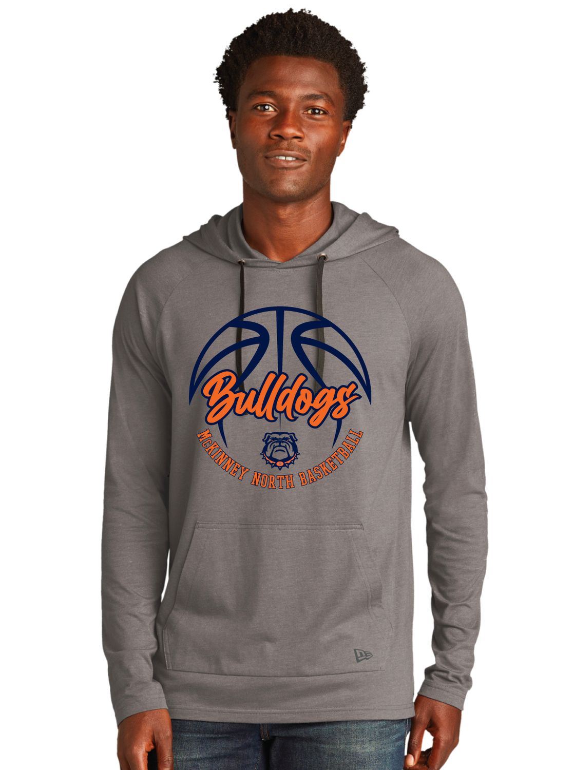 North Basketball - Cursive - Tri-Blend Hoodie