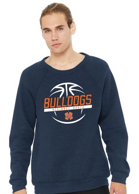 North Basketball - Slanted - Bella+Canvas Crew Sweatshirt