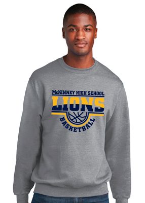 McKinney Basketball - 2-Tone - Crew Sweatshirt