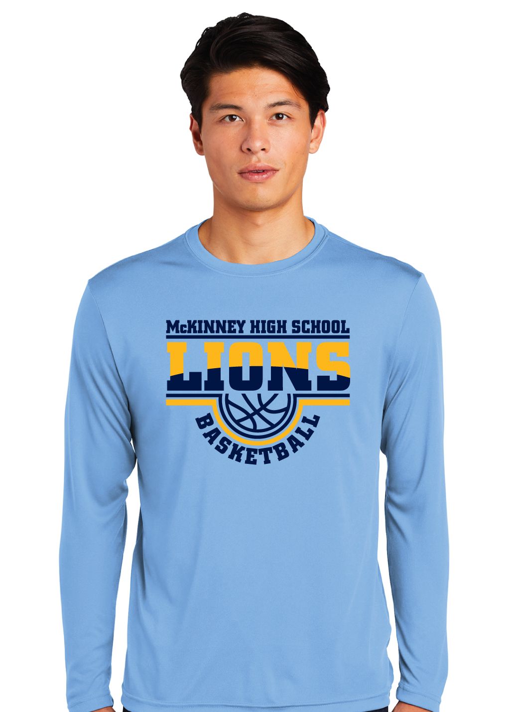 McKinney Basketball - 2-Tone - Dri-Fit Long Sleeve