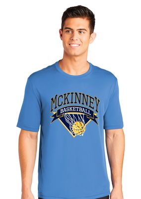 McKinney Basketball - Net -  Dri-Fit Short Sleeve