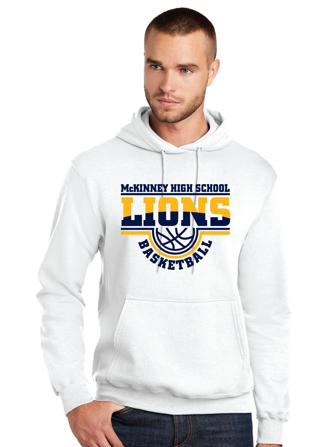 McKinney Basketball - 2-Tone - Hoodie