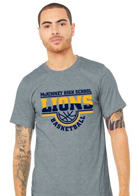 McKinney Basketball - 2-Tone - Bella+Canvas Short Sleeve