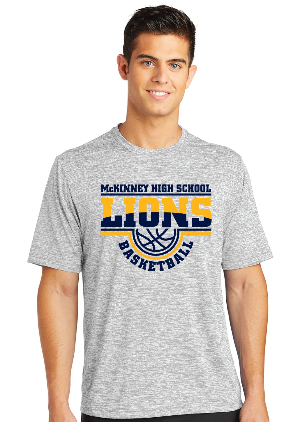 McKinney Basketball - 2-Tone - Electric Dri-Fit Short Sleeve