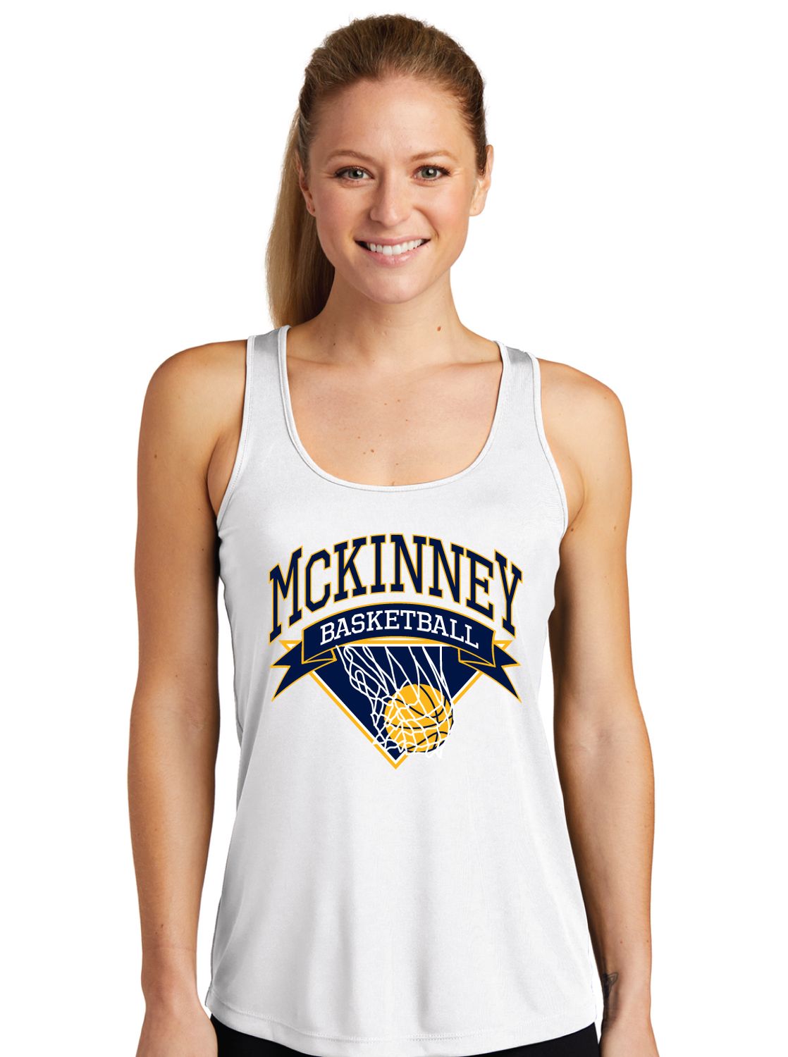 McKinney Basketball - Net - Dri-Fit Racerback Tank