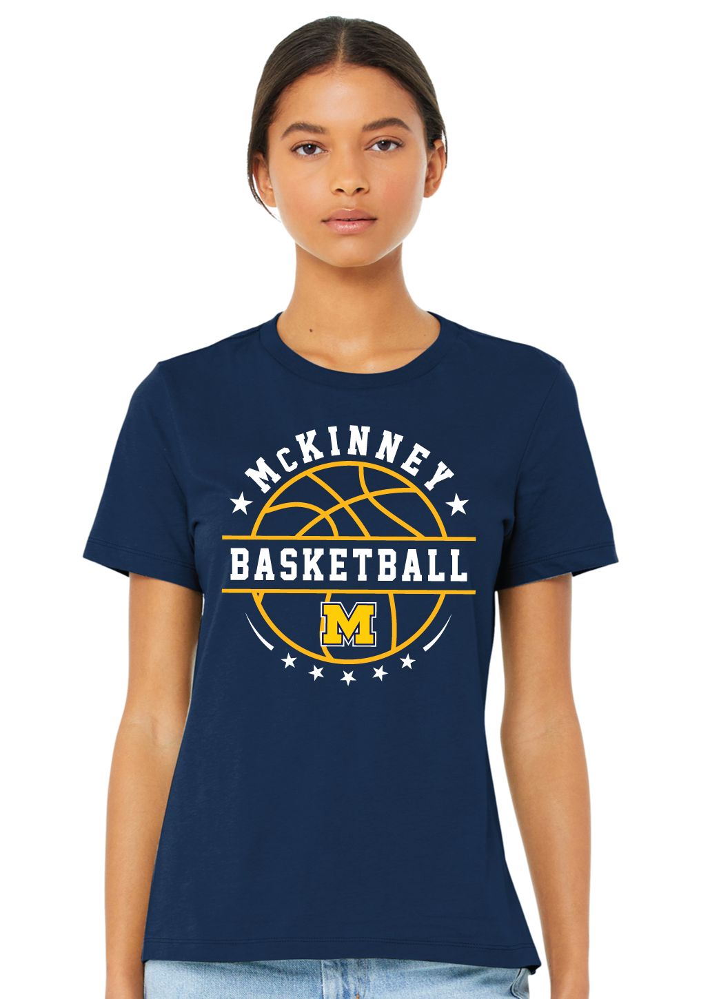 McKinney Basketball - Big Ball - Bella+Canvas Short Sleeve