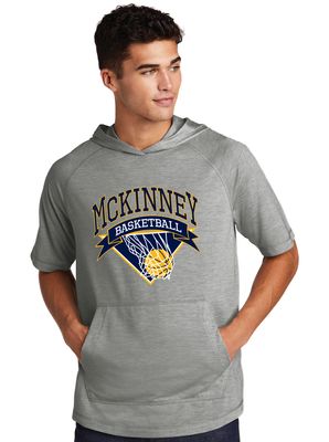 McKinney Basketball - Net - Short Sleeve Hoodie