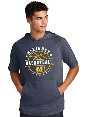 McKinney Basketball - Big Ball - Short Sleeve Hoodie