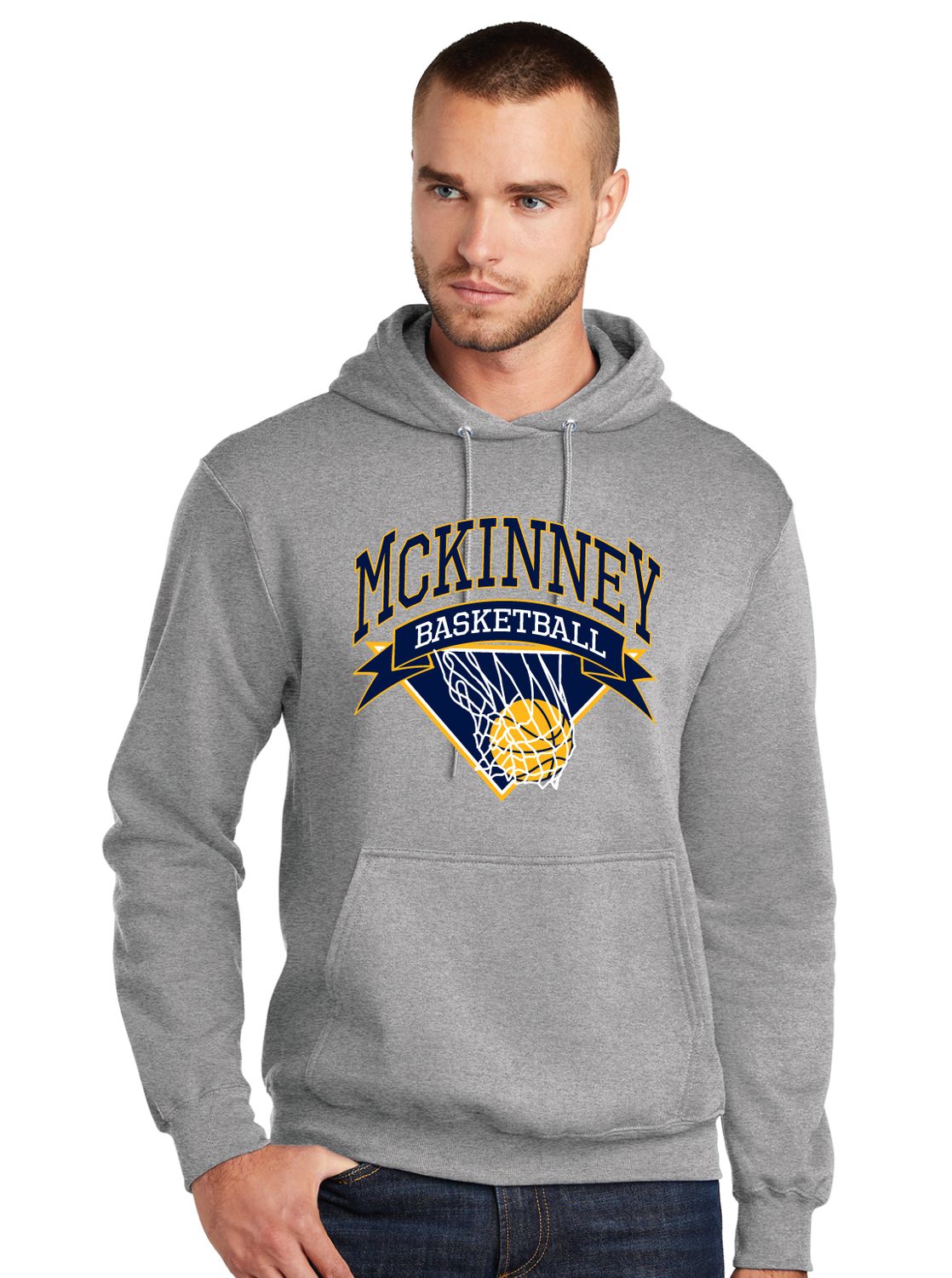 McKinney Basketball - Net -  Hoodie