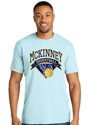 McKinney Basketball - Net -  Comfort Colors Short Sleeve