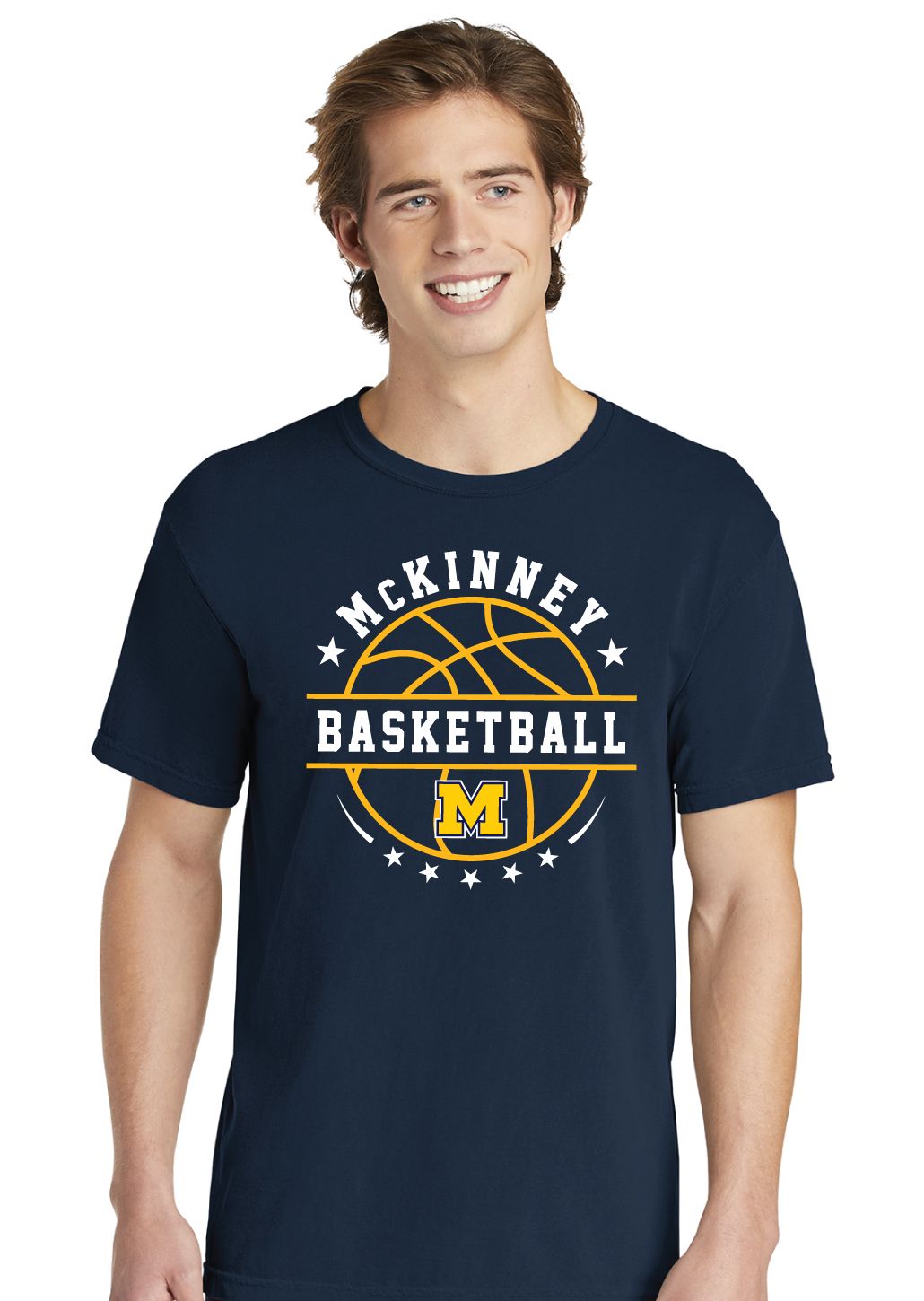 McKinney Basketball - Big Ball - Comfort Colors Short Sleeve