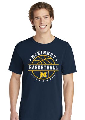 McKinney Basketball - Big Ball - Comfort Colors Short Sleeve