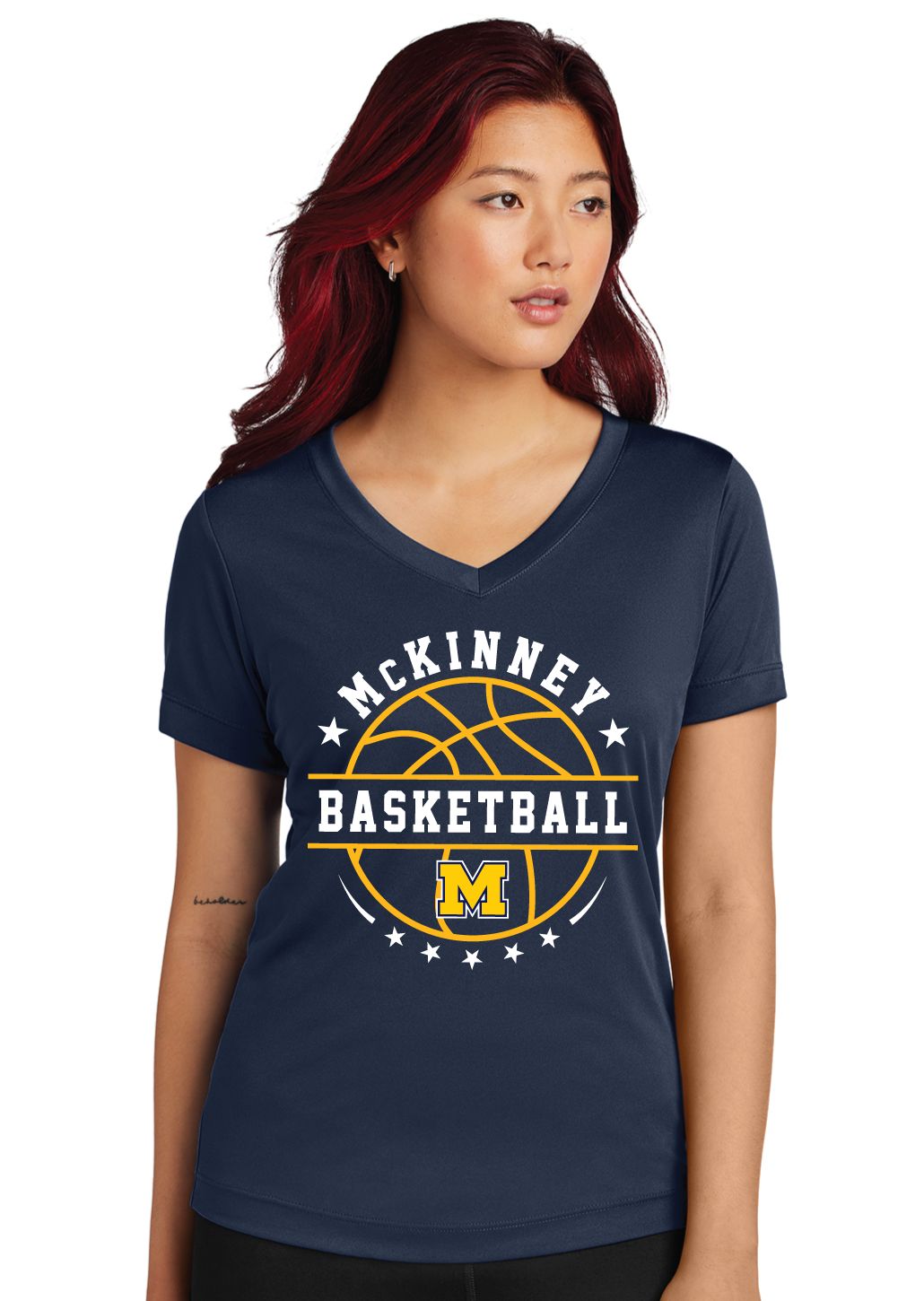 McKinney Basketball - Big Ball - Dri-Fit V-Neck