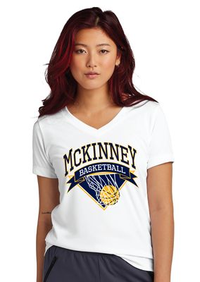 McKinney Basketball - Net - Dri-Fit V-Neck Tee