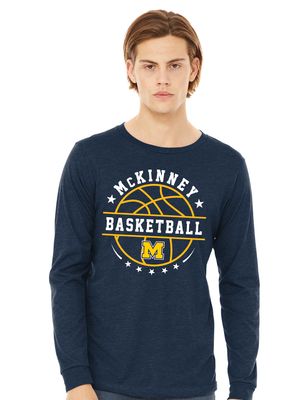 McKinney Basketball - Big Ball - Bella+Canvas Long Sleeve