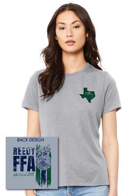 Reedy FFA - 3 Stripes - Bella+Canvas Ladies